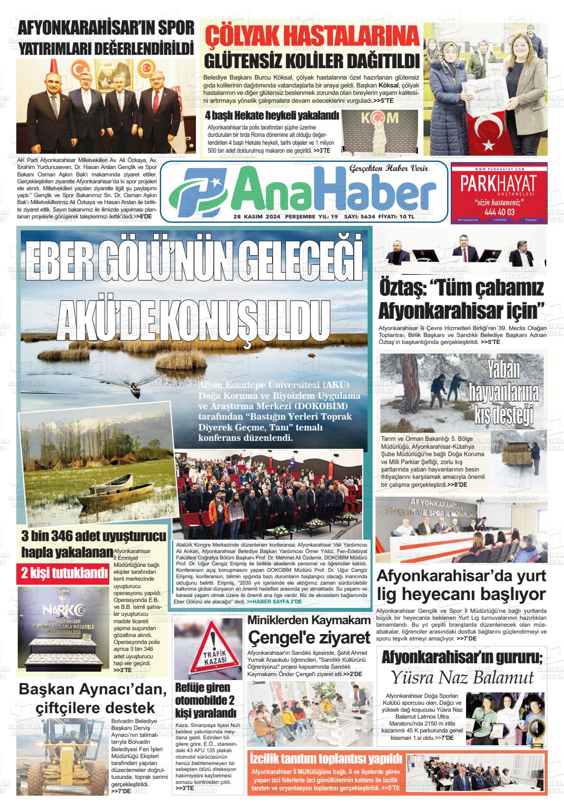 03 Aralık 2024 Anahaber Gazete Manşeti