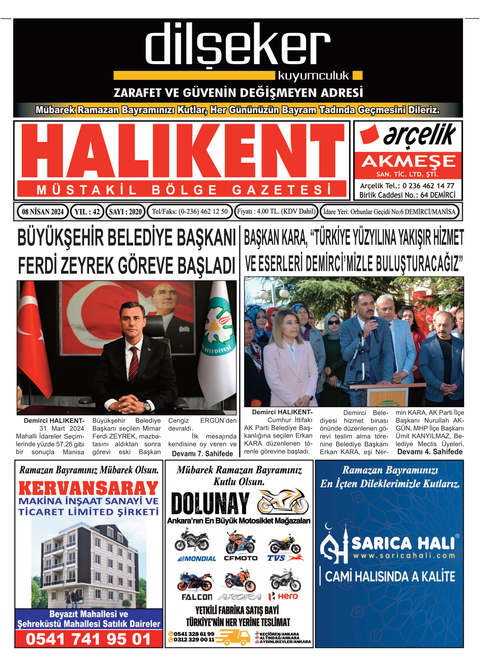 10 Nisan 2024 Halikent Gazete Manşeti