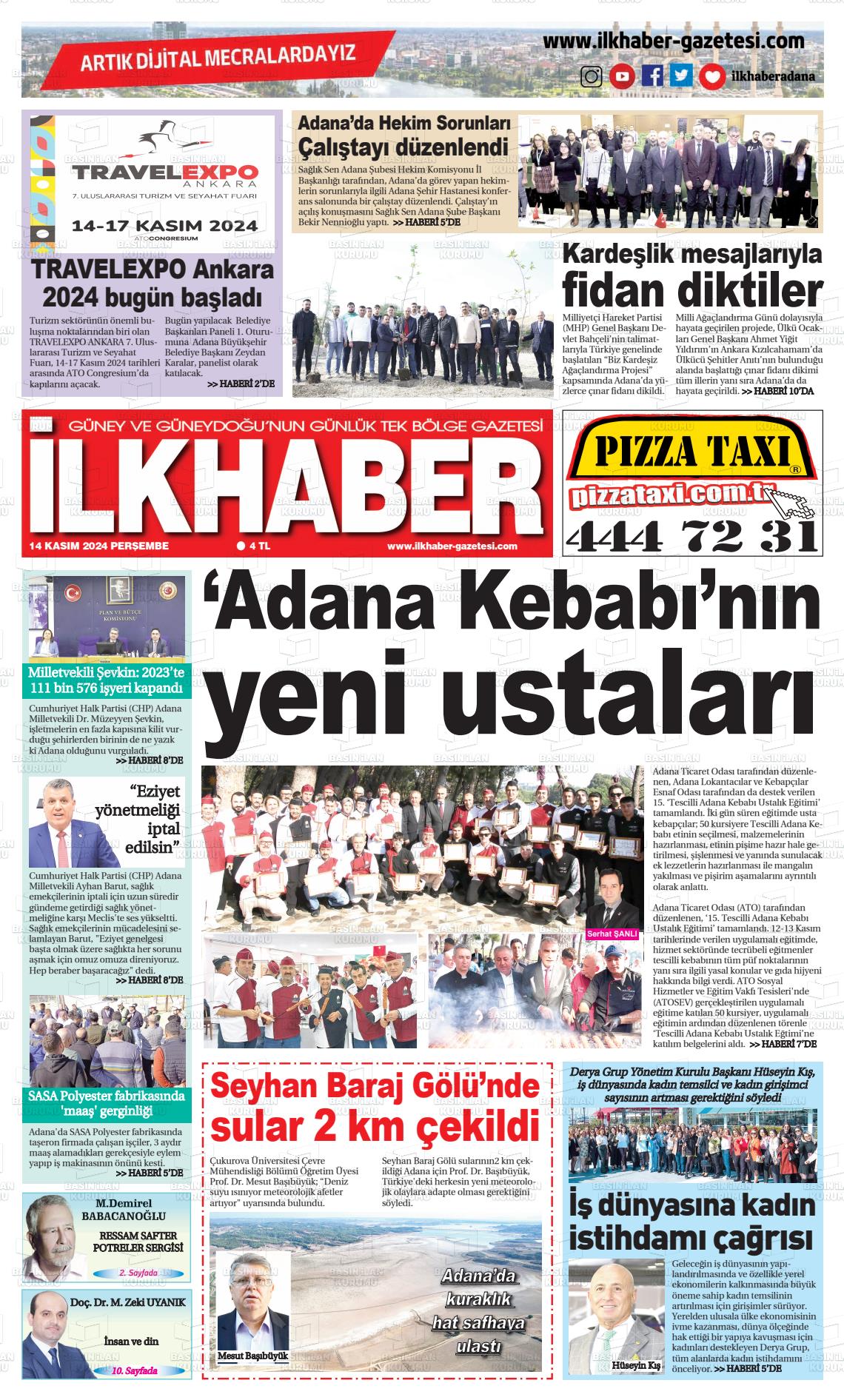 14 Kasım 2024 İlk Haber Gazete Manşeti